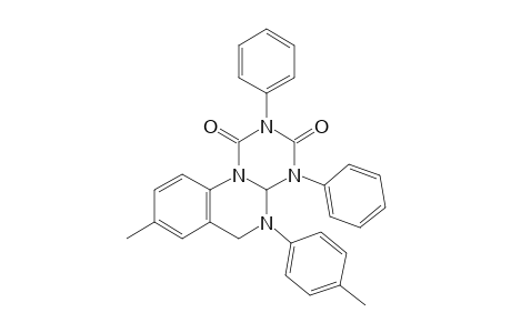 8-Methyl-2,4-diphenyl-5-(p-tolyl)-4a,6-dihydro-[1,3,5]triazino[1,2-a]quinazoline-1,3-dione