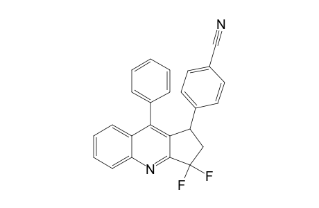 4-(3,3-Difluoro-9-phenyl-2,3-dihydro-1H-cyclopenta[b]quinolin-1-yl)benzonitrile
