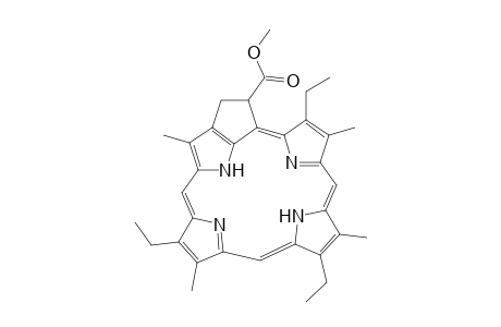 2,4,7-Triethyl-6,.gamma.-[.gamma.'-(methoxycarbonyl)ethylene]-1,3,5,8-tetramethylporphyrin