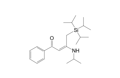 3-(N-Isopropylamino)-1-phenyl-4(triisopropylsilyl)but-2-en-1-one