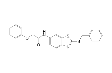 N-[2-(benzylsulfanyl)-1,3-benzothiazol-6-yl]-2-phenoxyacetamide