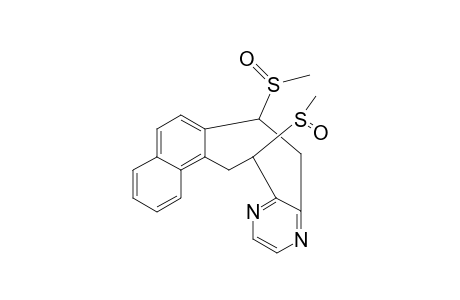 1,12-bis(methylthio)[2](1,5)naphthaleno[2](2,6)pyrazinophane-S,S'-dioxide