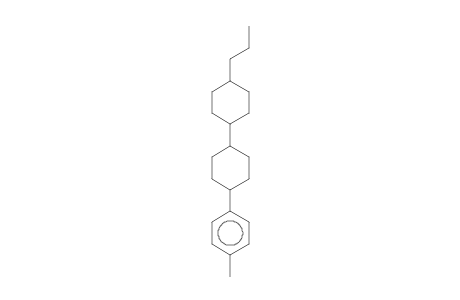 1-Methyl-4-[4-(4-propylcyclohexyl)cyclohexyl]benzene
