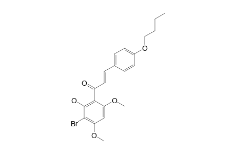 (2E)-1-(2'-HYDROXY-3'-BROMO-4',6'-DIMETHOXYPHENYL)-3-(4-BUTHOXYPHENYL)-2-PROPEN-1-ONE