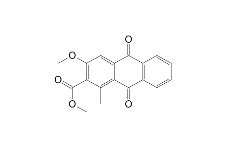 2-Anthracenecarboxylic acid, 9,10-dihydro-3-methoxy-1-methyl-9,10-dioxo-, methyl ester