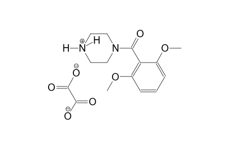 4-(2,6-dimethoxybenzoyl)piperazin-1-ium oxalate