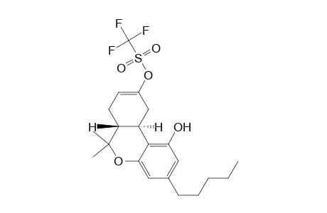 Methanesulfonic acid, trifluoro-, 4-(2,6-dihydroxy-4-pentylphenyl)-6,6-dimethylbicyclo[3.1.1]hept-2-en-2-yl ester, [1R-(1.alpha.,4.alpha.,5.alpha.)]-