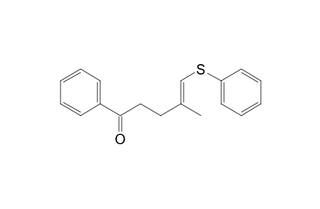 4-Penten-1-one, 4-methyl-1-phenyl-5-(phenylthio)-, (E)-