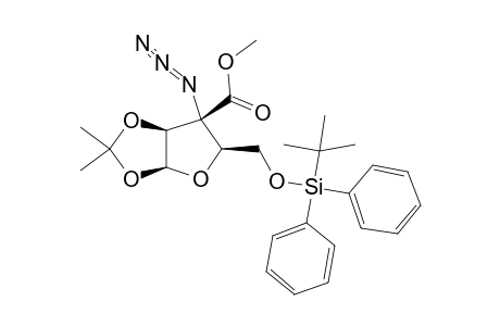 3-C-AZIDO-5-O-TERT.-BUTYLDIPHENYLSILYL-1,2-O-ISOPROPYLIDENE-3-C-METHOXYCARBONYL-BETA-D-ARABINOFURANOSE