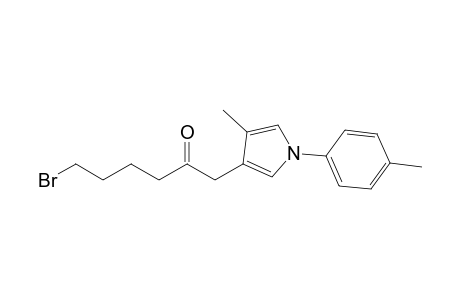 3-(6'-Bromo-2'-oxohexyl)-4-methyl-1-(p-methylphenyl)-1H-pyrrole