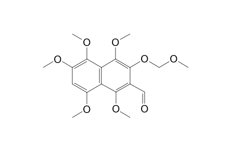 1,4,5,6,8-PENTAMETHOXY-3-(METHOXYMETHOXY)-NAPHTHALENE-2-CARBALDEHYDE