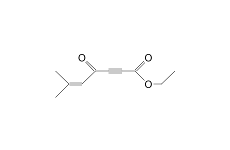 Ethyl 5-methyl-3-oxo-4-hexene-2-yne-1-carboxylate