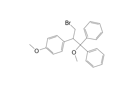 Benzene, 1-[2-bromo-1-(methoxydiphenylmethyl)ethyl]-4-methoxy-