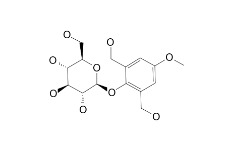 KERMESOSIDE;2-[2,6-BIS-(HYDROXYMETHYL)-4-METHOXYPHENOXY]-6-(HYDROXYMETHYL)-TETRAHYDRO-2H-PYRAN-3,4,5-TRIOL