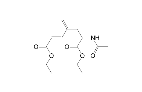 Ethyl (E)-2-acetamido-4-methylene-6-(carboethoxy)hex-5-enoate