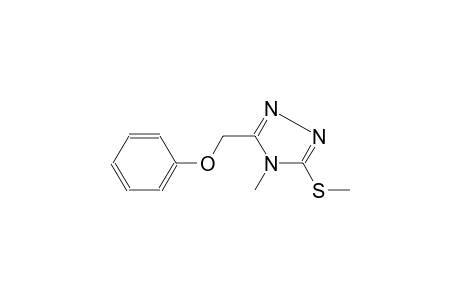4-methyl-3-(methylsulfanyl)-5-(phenoxymethyl)-4H-1,2,4-triazole