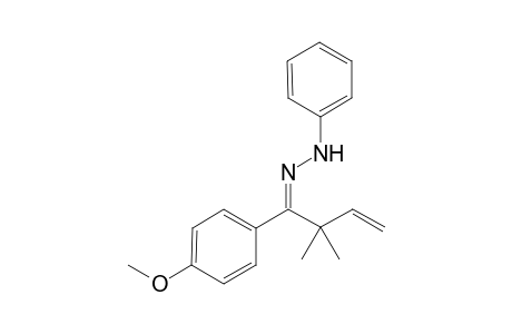 1-(1-(4-Methoxyphenyl)-2,2-dimethylbut-3-en-1-y lidene)-2-phenylhydrazine