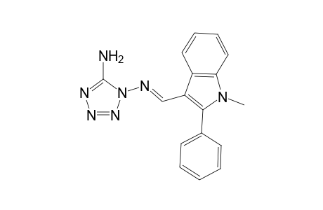 1H-1,2,3,4-Tetrazole-1,5-diamine, N(1)-[(1-methyl-2-phenyl-1H-indol-3-yl)methylidene]-