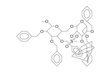 Methyl-2,3,4-tri-O-benzyl-6-O-(3,4,6-tri-O-benzyl-2-O-(methylsulfonyl).beta.-D-mannopyranosyl).alpha.-D-mannopyranoside