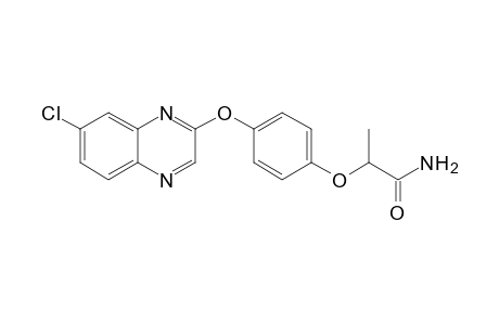 2-[4-(7-chloranylquinoxalin-2-yl)oxyphenoxy]propanamide
