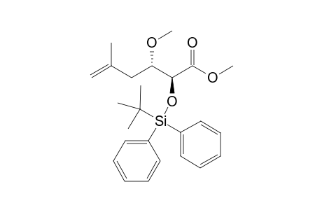 Methyl 3-methoxy-5-methyl-2-[(t-butyl-diphenyl-silyl)oxy]hex-5-enoate