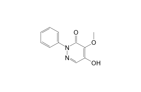 3(2H)-Pyridazinone, 5-hydroxy-4-methoxy-2-phenyl-