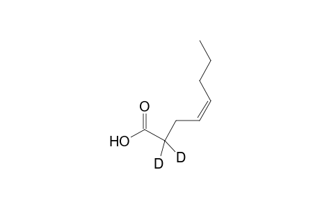 4-Octenoic-2,2-D2 acid, (Z)-