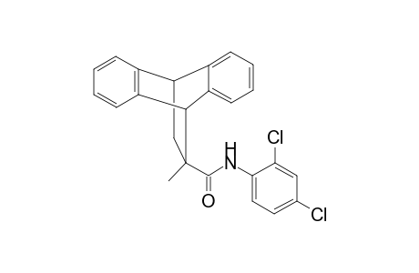 N-(2,4-dichlorophenyl)-12-methyl-9,10-dihydro-9,10-ethanoanthracene-12-carboxamide