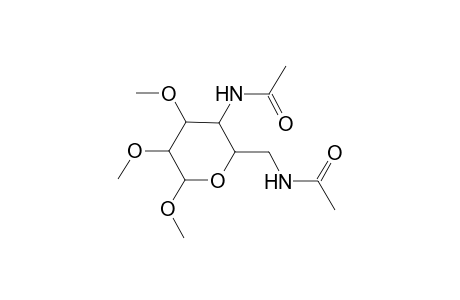 Galactopyranoside, methyl 4,6-diacetamido-4,6-dideoxy-2,3-di-O-methyl-
