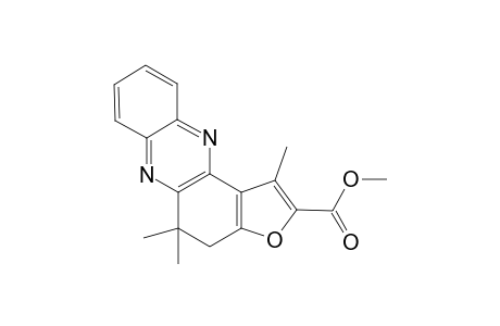 Furo[3,2-a]phenazine-2-carboxylic acid, 4,5-dihydro-1,5,5-trimethyl-, methyl ester