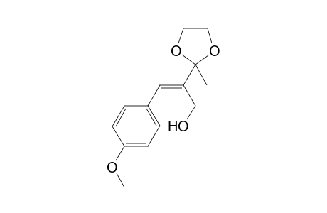 (E)-2-(2'-Methyl-1',3'-dioxolan-2'-yl)-3-(4'-methoxyphenyl)-2-propen-1-ol
