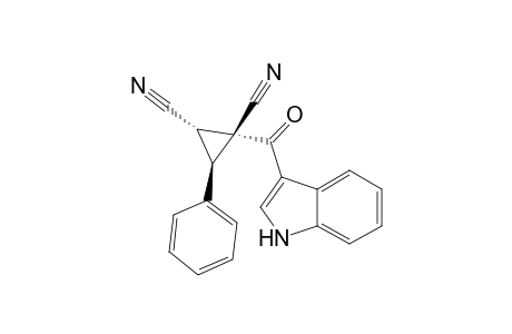 Trans-2,3-dihydro-1-(1H-indole-3-carbonyl)-3-phenyl-cyclopropane-1,2-dicarbonitrile