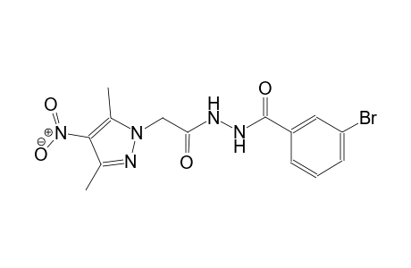 N'-(3-bromobenzoyl)-2-(3,5-dimethyl-4-nitro-1H-pyrazol-1-yl)acetohydrazide