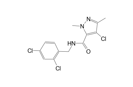 4-chloro-N-(2,4-dichlorobenzyl)-1,3-dimethyl-1H-pyrazole-5-carboxamide