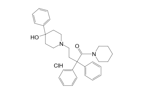 1-(3,3-diphenyl-4-oxo-4-piperidinobutyl)-4-phenyl-4-piperidinol, monohydrochloride