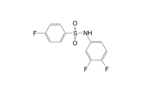 N-(3,4-difluorophenyl)-4-fluorobenzenesulfonamide