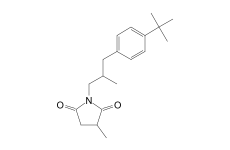 2,5-Pyrrolidinedione, 1-[3-[4-(1,1-dimethylethyl)phenyl]-2-methylpropyl]-3-methyl-