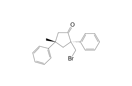 (2R,4S)-2-(bromomethyl)-4-methyl-2,4-diphenylcyclopentan-1-one
