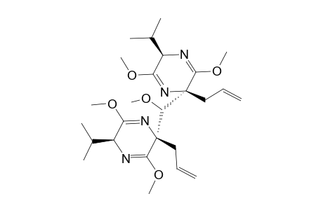 BIS-[(2R,5S)-5-ALLYL-2,5-DIHYDRO-3,6-DIMETHOXY-2-ISOPROPYLPYRAZIN-5-YL]-(METHOXY)-METHANE