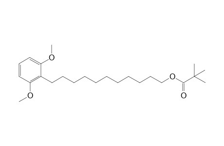 11-(2,6-dimethoxyphenyl)undecyl pivalate