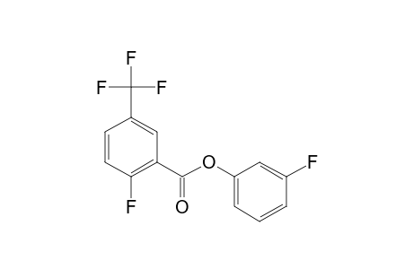 6-Fluoro-3-trifluoromethylbenzoic acid, 3-fluorophenyl ester