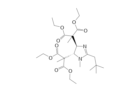 2-[(4R,5R)-5-(1,3-diethoxy-2-methyl-1,3-dioxopropan-2-yl)-2-(2,2-dimethylpropyl)-1-methyl-4,5-dihydroimidazol-4-yl]-2-methylpropanedioic acid diethyl ester