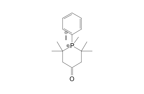 1,2,2,6,6-PENTAMETHYL-1-PHENYL-4-PHOSPHORINANONIUM-IODIDE