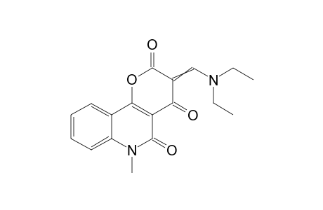 3-[(Diethylamino)methylene]-6-methyl-2H-pyrano[3,2-c]quinoline-2,4,5(3H,6H)-trione