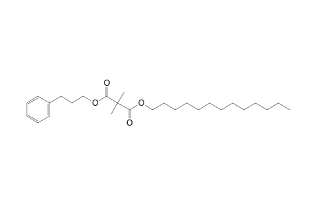 Dimethylmalonic acid, 3-phenylpropyl tridecyl ester