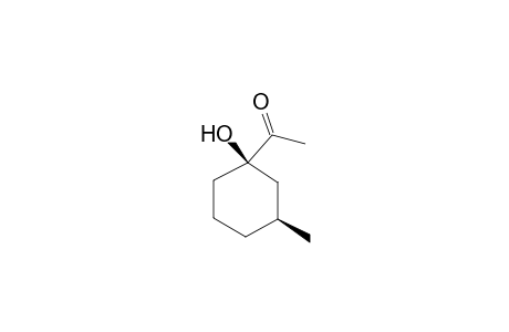 cis-1-(1-hydroxy-3-methylcyclohexyl)ethanone