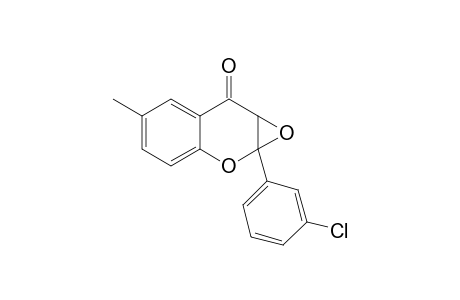1a,7a-Dihydro-5-methyl-1a-(3-chlorophenyl)-7H-oxireno[b][1]benzopyran-7-one