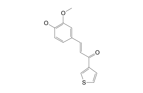 (2E)-3-(4-HYDROXY-3-METHOXYPHENYL)-1-(THIOPHEN-3-YL)-PROP-2-EN-1-ONE