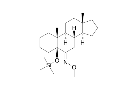 5-[(TRIMETHYLSILYL)OXY]-5.BETA.-ANDROSTAN-6-ONE(6-O-METHYLOXIME)