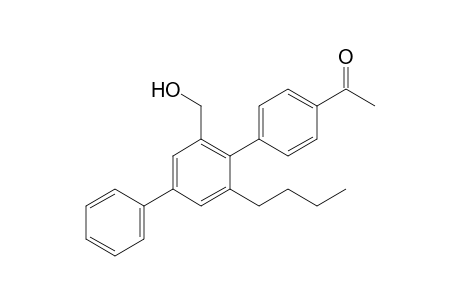 4-Acetyl-2'-butyl-6'-hydroxymethyl-4'-phenylbiphenyl